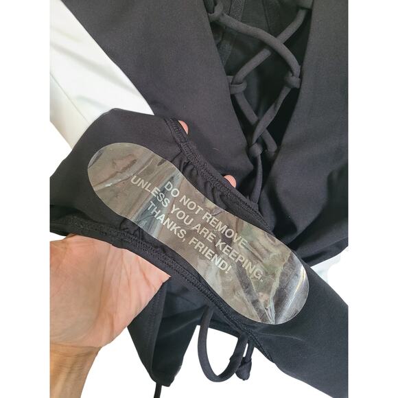 TA3 Lifty Contour One Piece Swimsuit Size XL Regular/Long-F/G Black/ White NWT - Picture 8 of 10